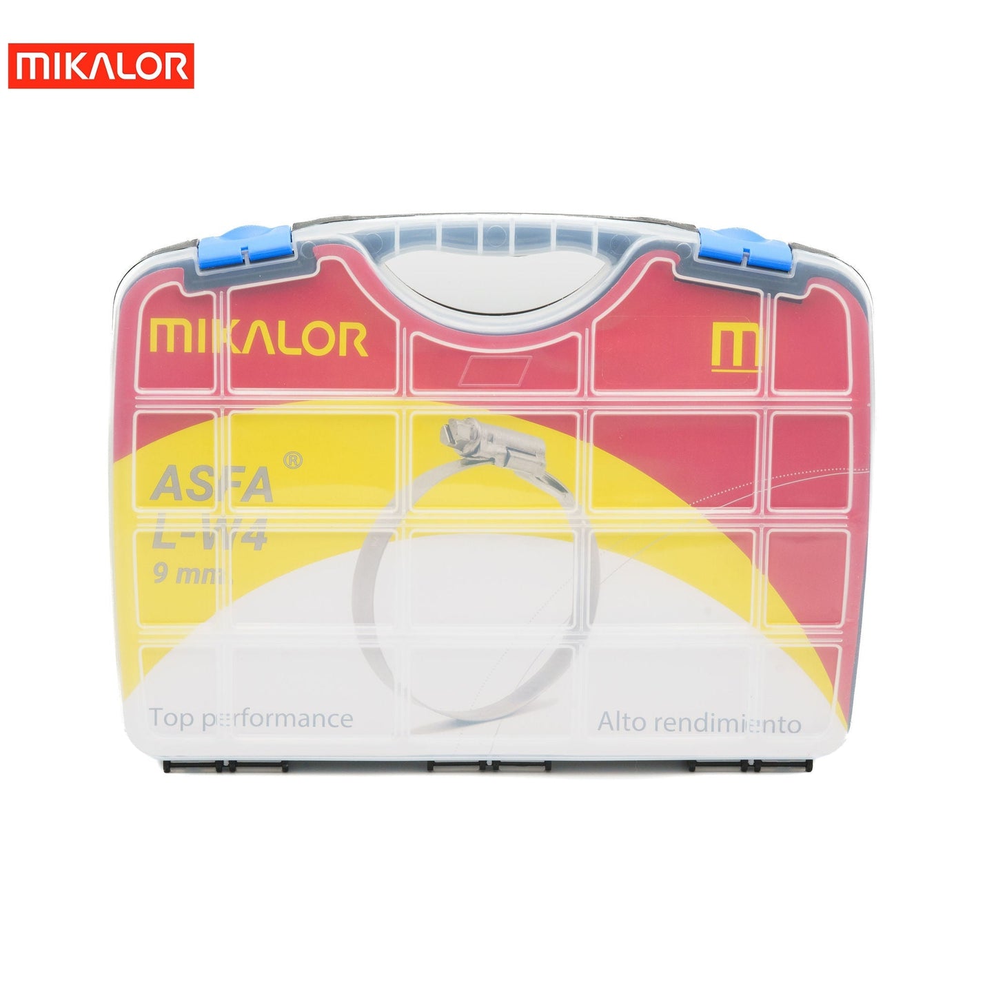 Mikalor | ASFA-L Worm Drive Hose Clamp Assortment Kit | 9mm Band Width | W4 304 Stainless Steel | 110 pcs 3503221 - HCL Fasteners EU - Image 4