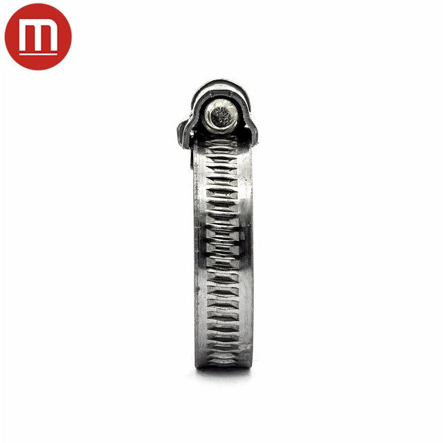 Mikalor | ASFA-L Worm Drive Hose Clamp | 9mm Embossed Band | W2 Material | 430SS Band 8.0mm - 16.0mm (0.31-0.63in) - HCL Fasteners EU - Image 4