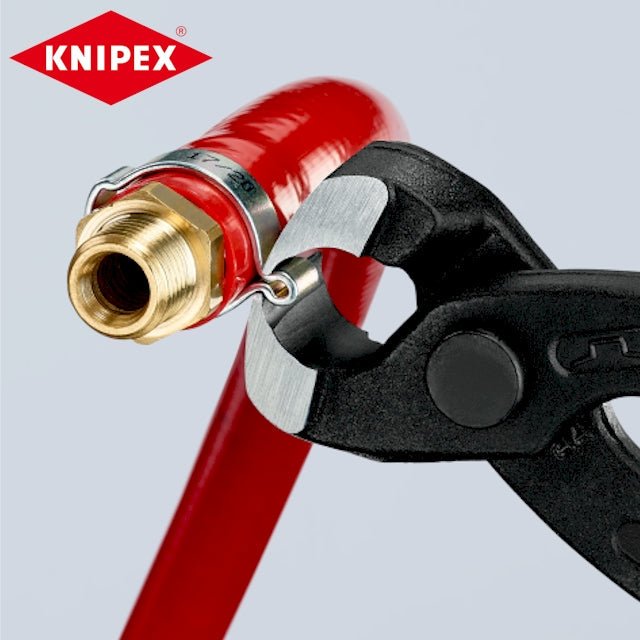 Knipex fülcsőbilincs-fogó - függőleges - hosszúság 220 mm - HCL Clamping USA- MT-KX-EC-V-220