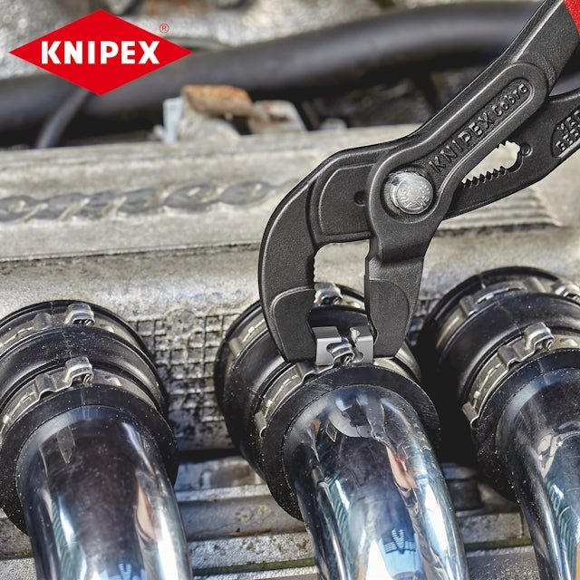 KNIPEX tömlőbilincs-fogó Clic/Cobra bilincsekhez – Hosszúság 250 mm – HCL Clamping USA- MT-KX-EZM-250