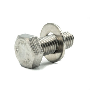 Band-It | Sign Fixing Bracket M8 Bolts | 20mm Long | 201 Stainless Steel
