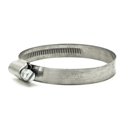HCL | Din Style Worm Drive Hose Clamp | 12mm Wide | W4 Material | 304 Stainless Steel Band 12.0mm - 20.0mm (0.47-0.79in) - HCL Fasteners EU - Image 4