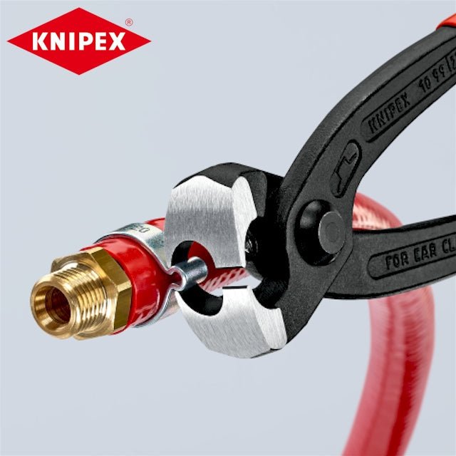 Knipex Ear Hose Clamp Pliers - Vertical & Side Fixing 220mm - HCL Clamping USA- MT-KX-EC-VH-220