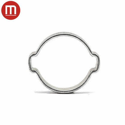 Mikalor | Double Pinch (Ear) Hose Clamps | W1 Zinc Plated Steel | Tamper Proof 5.0mm - 7.0mm (0.20-0.28in) - HCL Fasteners EU - Image 2