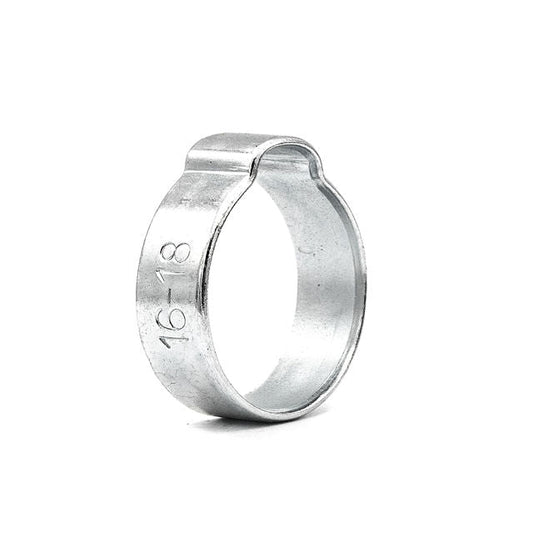 Mikalor | Single Pinch (Ear) Clamps | W1 Zinc Plated Steel | Cost-Effective Hose Clips 7.0mm - 9.0mm (0.28-0.35in) - HCL Fasteners EU - Image 1