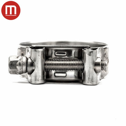 Mikalor | SUPRA Heavy Duty Hose Clamp | Bolt & Barrel Construction | W4 304 Stainless Steel 17.0mm - 19.0mm (0.67-0.75in) - HCL Fasteners EU - Image 6