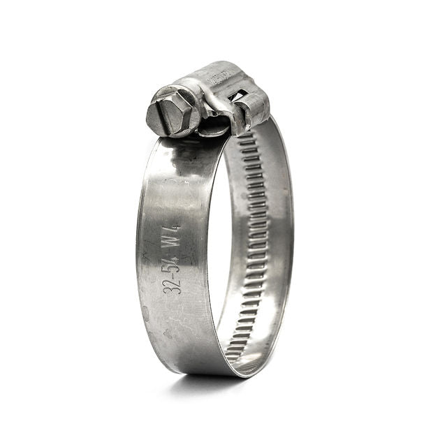 Mikalor | High Torque ASFA Worm Drive Hose Clamps | 16mm Band Width | W4 304 Stainless Steel 25.0mm - 45.0mm (0.98-1.77in) - HCL Fasteners EU - Image 1