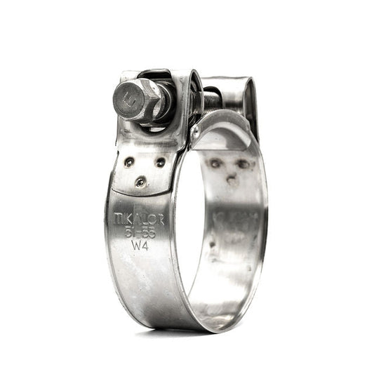 Mikalor | SUPRA Heavy Duty Hose Clamp | Bolt & Barrel Construction | W4 Stainless Steel 17,0 mm – 19,0 mm (0,67–0,75 palce) – HCL Fasteners EU – Obrázek 1
