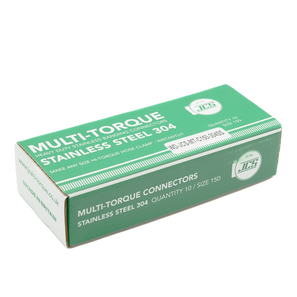 JCS | Multi-Torque DIY Worm Drive Hose Clamp Kit | 16mm Perforated Band | W4 304SS | Suitable for Sign Fixing and Large Diameters 10m - 30 ft Reel - HCL Fasteners EU - Image 3