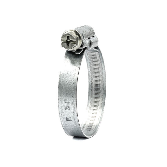 Mikalor | ASFA-L Worm Drive Hose Clamp | 9mm Embossed Band | W1 Zinc Plated Steel 8.0mm - 16.0mm (0.31-0.63in) - HCL Fasteners EU - Image 1