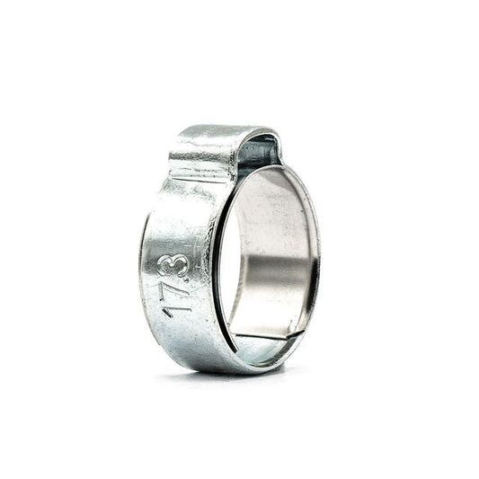 Einzelne Schlauchschelle  8,0–9,5 mm – verzinkt – Innenring – HCL Clamping USA – SEC-IR-8.W1