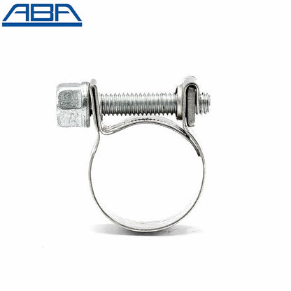 ABA | Mini Screw Hose Clamp | W4 304 Stainless Steel 7.0mm - 9.0mm (0.28-0.35in) - HCL Fasteners EU - Image 2