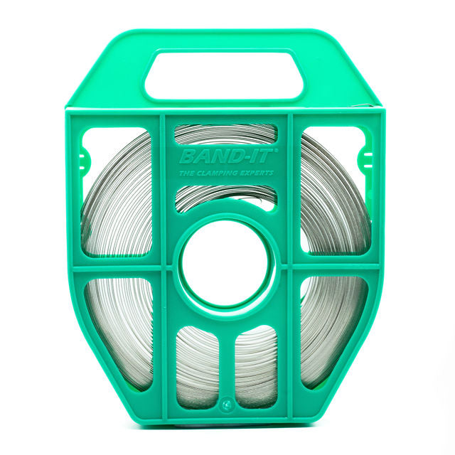 Band-It | Bobinas dispensadoras de flejes metálicos de colores | Acero inoxidable 201 | Varios anchos 15,87 mm (0,62 pulgadas) / Bobina de 30,5 m - Verde - HCL Fasteners EU - Imagen 11