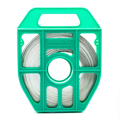 Band-It | Bobinas dispensadoras de flejes metálicos de colores | Acero inoxidable 201 | Varios anchos 15,87 mm (0,62 pulgadas) / Bobina de 30,5 m - Verde - HCL Fasteners EU - Imagen 11