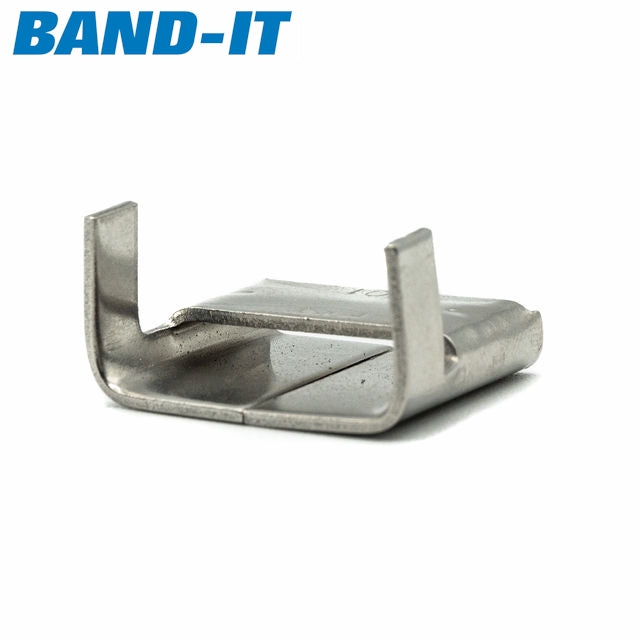 Band-It | ValuClip Buckles (Seals) | Use with Valustrap Banding | Multiple Sizes | 200-300 AA Stainless Steel 9.52mm - (0.37in) - HCL Fasteners EU - Image 2