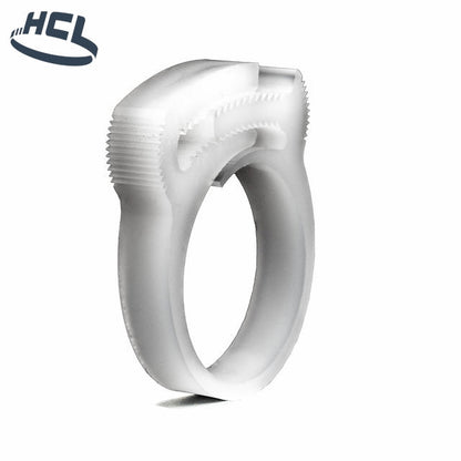 HCL | Herbie Clip Snap Fit Hose Clamp | Natural Colour | PA66 Nylon Band | Double Row Of Teeth 5.4mm - 6.3mm (0.21-0.25in) - HCL Fasteners EU - Image 2
