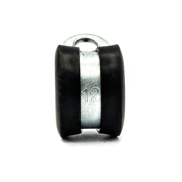 Mikalor | DIN 3016 P Clip | 12mm Wide Rubber Lined | W1 Zinc Plated Steel Band Max Dia: 5.0mm (0.20in) - HCL Fasteners EU - Image 3