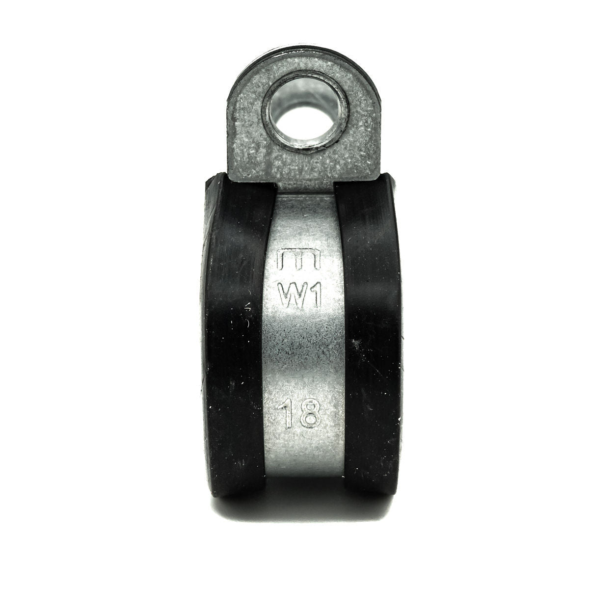 Mikalor | DIN 3016 P Clip | 15mm Wide Rubber Lined | W1 Zinc Plated Steel Band Max Dia: 5.0mm (0.20in) - HCL Fasteners EU - Image 4