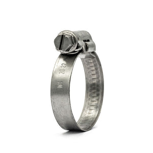 Mikalor | Collier de serrage à vis sans fin ASFA-L | Largeur de bande 9 mm | Acier inoxydable W4 | Résistant à la corrosion