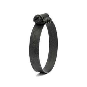 Mikalor | Collier de serrage à vis sans fin ASFA-S | Noir mat | Largeur 12 mm | Acier inoxydable W3 430