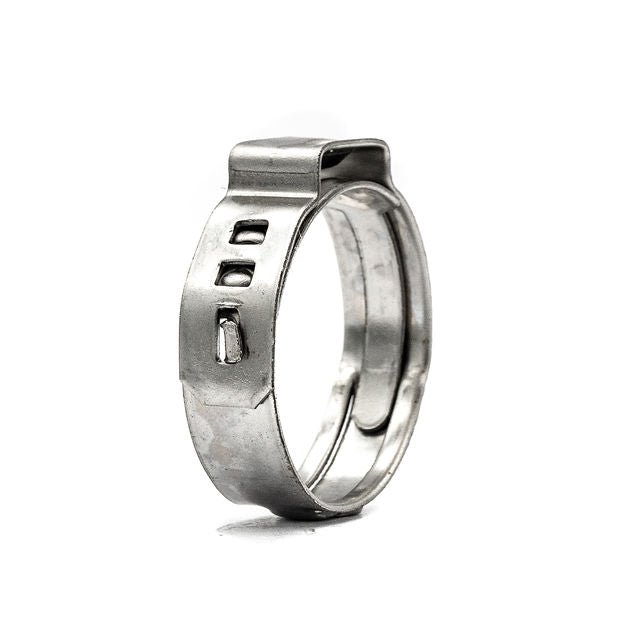 Collier de serrage à oreille unique - Zéro fuite - 9,8-12,3 mm - 304SS - HCL Clamping USA- ZLEC-12.W4