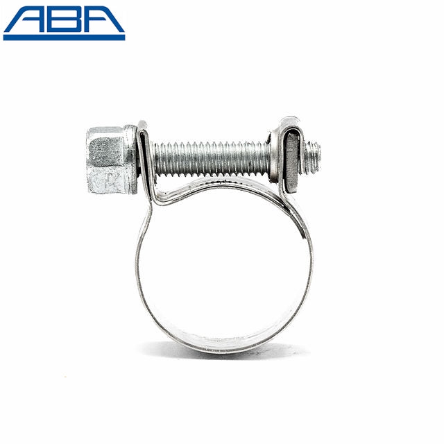 ABA | Mini Screw Hose Clamp | W4 304 Stainless Steel 7.0mm - 9.0mm (0.28-0.35in) - HCL Fasteners EU - Image 2