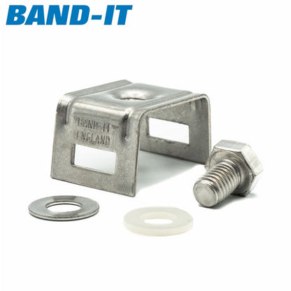Band-It | Sign Fixing Bracket | Mini Straight Leg | 201 Stainless Steel - HCL Fasteners EU - Image 2