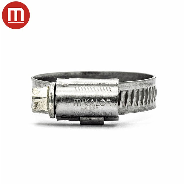 Mikalor | ASFA-L Worm Drive Hose Clamp | 9mm Embossed Band | W2 Material | 430SS Band 8.0mm - 16.0mm (0.31-0.63in) - HCL Fasteners EU - Image 3