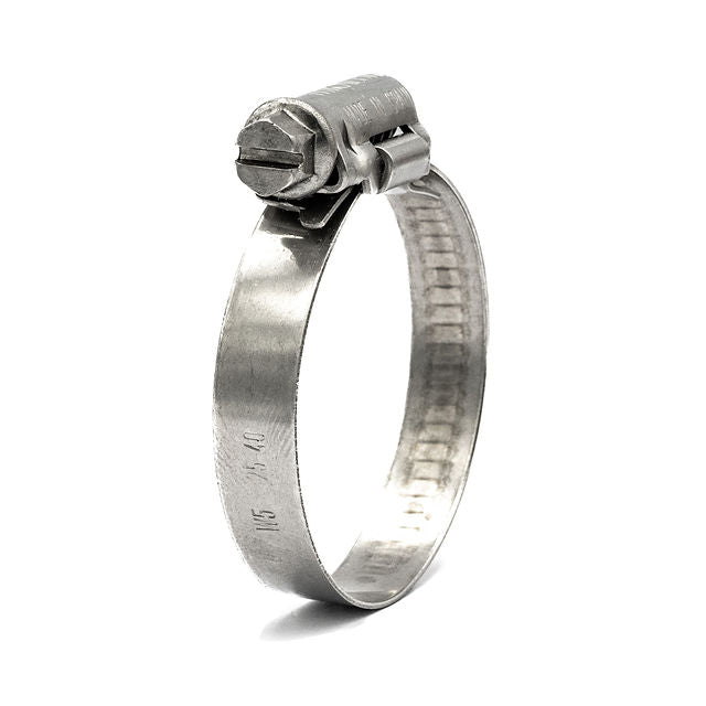 Mikalor | ASFA-L Worm Drive Hose Clamp | 9mm Embossed Band | W5 Marine Grade 316SS 8.0mm - 16.0mm (0.31-0.63in) - HCL Fasteners EU - Image 1