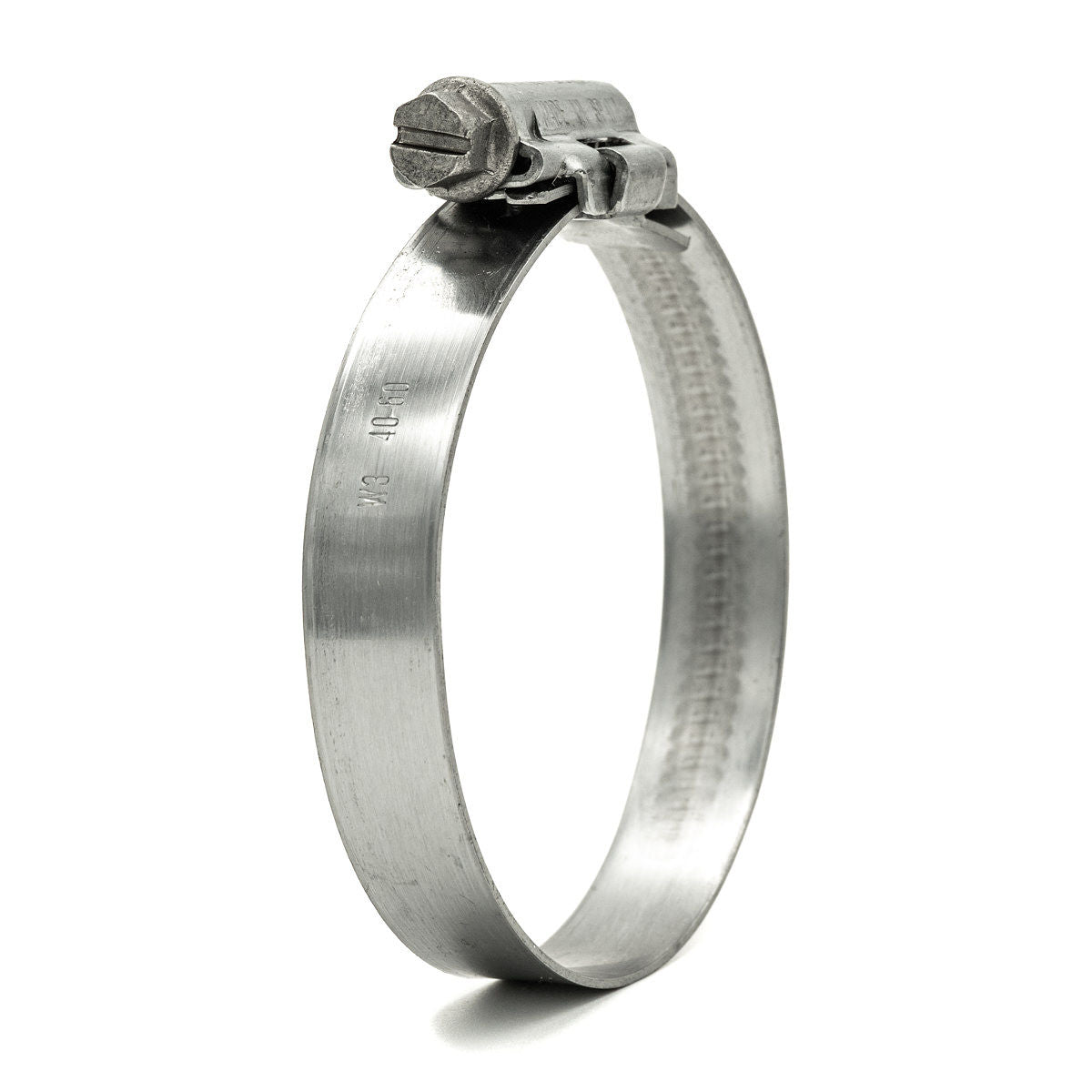 Mikalor | ASFA-S csigahajtású tömlőbilincsek | 12 mm-es dombornyomott szalag | W3 430SS szalag 304SS csavar 16,0 mm – 27,0 mm (0,63–1,06 hüvelyk) – HCL Fasteners EU – 1. kép