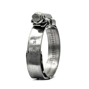 Mikalor | Állandó feszességű ASFA-S csigahajtású tömlőbilincsek | 12 mm széles | W3 430SS szalag 304SS csavar