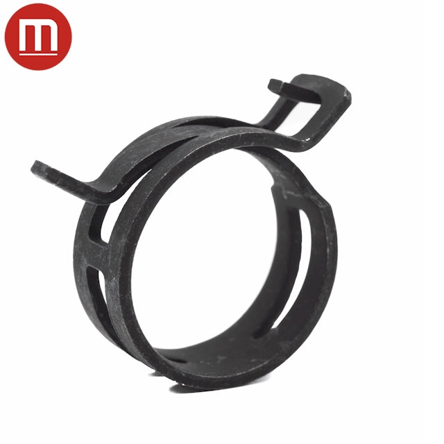 Mikalor | Spring Band Hose Clamp | Constant Tension | Heavy Duty | 12mm Wide | Black Steel 12.0mm - 14.2mm (0.47-0.56in) - HCL Fasteners EU - Image 3