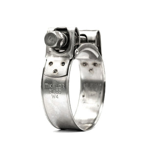 Mikalor | SUPRA nagy teherbírású tömlőbilincs | Csavaros és hengeres szerkezet | W4 rozsdamentes acél