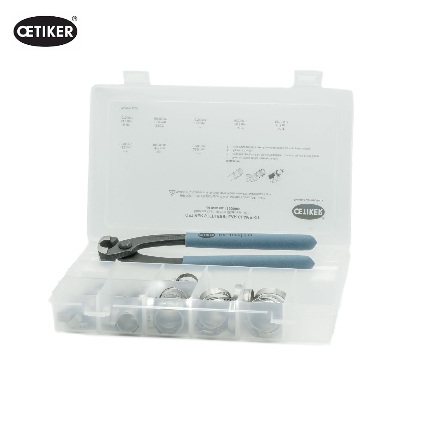 Oetiker | Stepless Ear Hose Clamp Assortment Kit | W4 304 Stainless Steel | 81 pcs 18500060 - HCL Fasteners EU - Image 3