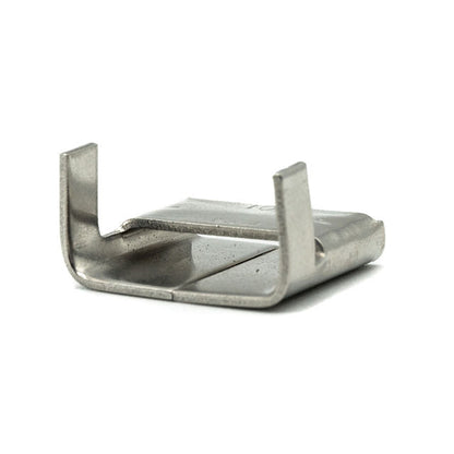 Band-It | ValuClip Buckles (Seals) | Use with Valustrap Banding | Multiple Sizes | 200-300 AA Stainless Steel 9.52mm - (0.37in) - HCL Fasteners EU - Image 3