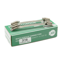 JCS | Kit fascette stringitubo a vite senza fine multi-coppia fai da te | Larghezza fascia 16 mm | W5 | Adatto per applicazioni marine