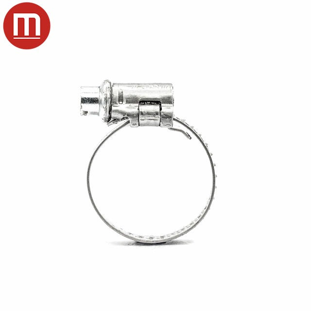Mikalor | ASFA L-7 Worm Drive Hose Clamp | 7mm Embossed Band | W2 | 430SS Band 8.0mm - 12.0mm (0.31-0.47in) - HCL Fasteners EU - Image 3