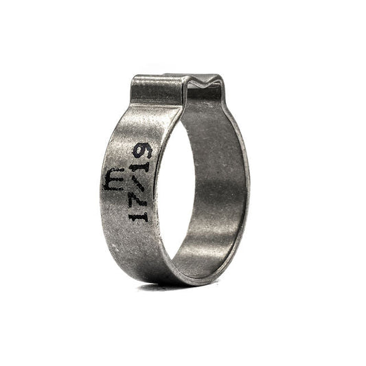 Fascetta stringitubo a orecchio singolo - 18-20 mm - Acciaio inossidabile 304 - HCL Clamping USA-W4