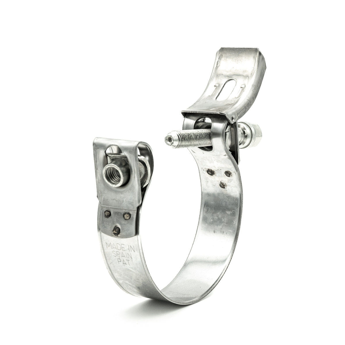 Mikalor | Fascetta stringitubo per impieghi gravosi Supra | Bullone e cilindro | W2  Fascetta in acciaio inossidabile 430 17,0 mm - 19,0 mm (0,67-0,75 pollici) - Elementi di fissaggio HCL UE - Immagine 2