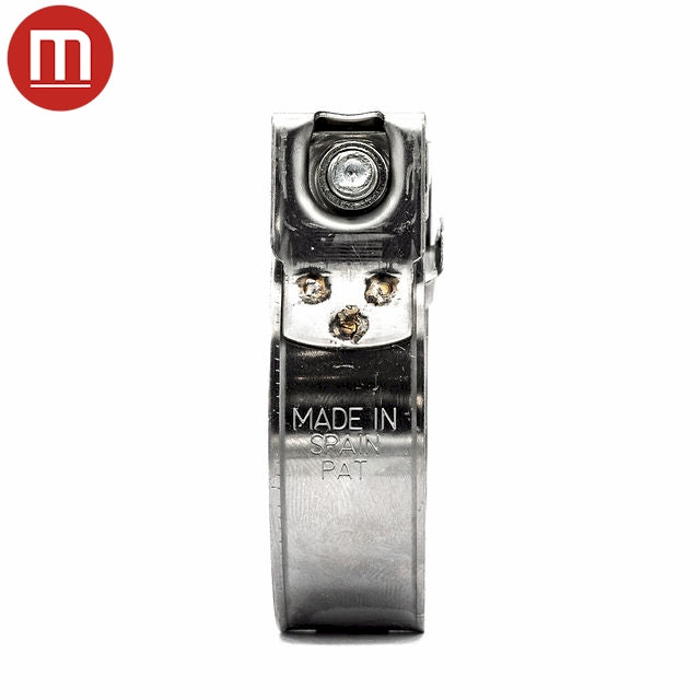 Mikalor | Fascetta stringitubo per impieghi gravosi Supra | Bullone e cilindro | W2  Fascetta in acciaio inossidabile 430 17,0 mm - 19,0 mm (0,67-0,75 pollici) - Elementi di fissaggio HCL UE - Immagine 5