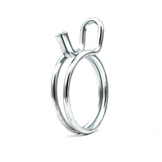 Fascetta stringitubo a doppia spirale Mollfam - Acciaio zincato per connessioni sicure 5,8 mm - 6,4 mm (0,22-0,25 pollici) - HCL Fasteners EU - Immagine 1