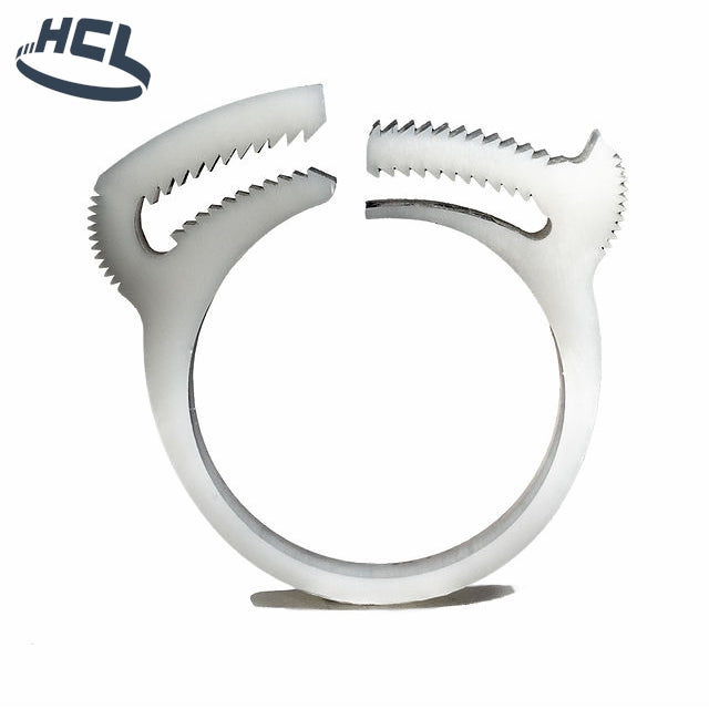 HCL | Herbie Clip Snap Fit Hose Clamp | Natural Colour | PA66 Nylon Band | Double Row Of Teeth 5.4mm - 6.3mm (0.21-0.25in) - HCL Fasteners EU - Image 3