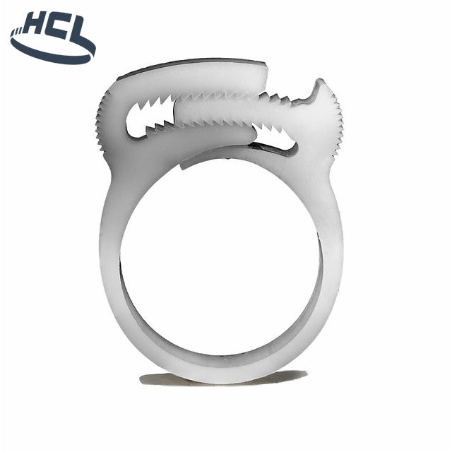 HCL | Herbie Clip Snap Fit Hose Clamp | Natural Colour | PA66 Nylon Band | Double Row Of Teeth 5.4mm - 6.3mm (0.21-0.25in) - HCL Fasteners EU - Image 4