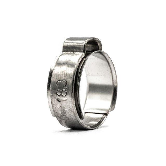 Single Ear with Inner Ring Hose Clamps
