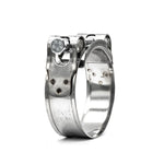 Atlantic | Heavy Duty Hose Clamp | Bolt & Barrel | W2 | 430 Stainless Steel Band