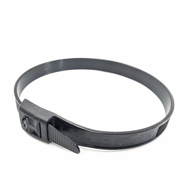 Wytrzymała plastikowa opaska zaciskowa – 20 mm Smart Tie – długość 600 mm (24 cale) – PA12 – HCL Clamping USA – ST-20PA12-600