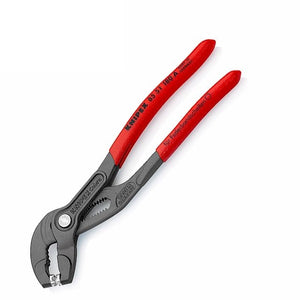 Knipex | Szczypce do zacisków sprężynowych | Odpowiednie do zacisków sprężynowych i podwójnych zacisków drucianych | Długość 180 mm | Zakres 50 mm