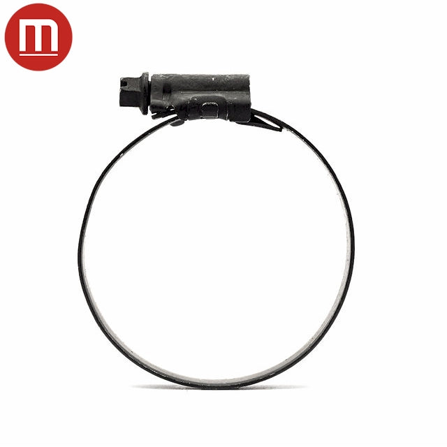 Mikalor | ASFA-L Worm Drive Hose Clamp | Matt Black | 9mm Wide | W3 430 Stainless Steel 8.0mm - 16.0mm (0.31-0.63in) - HCL Fasteners EU - Image 2