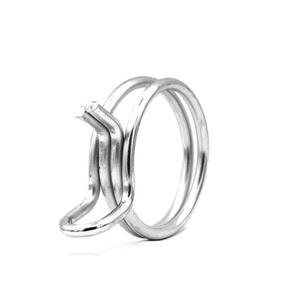 Mollfam Double Wire Spring Hose Clamp - Galvanised Steel for Secure Connections 5.8mm - 6.4mm (0.22-0.25in) - HCL Fasteners EU - Image 3
