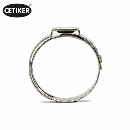 Oetiker Stepless Ear Clamp-W: 9 mm – średnica 34,9–38,1 mm – 304SS-HCL Zaciskanie Wielka Brytania/Europa